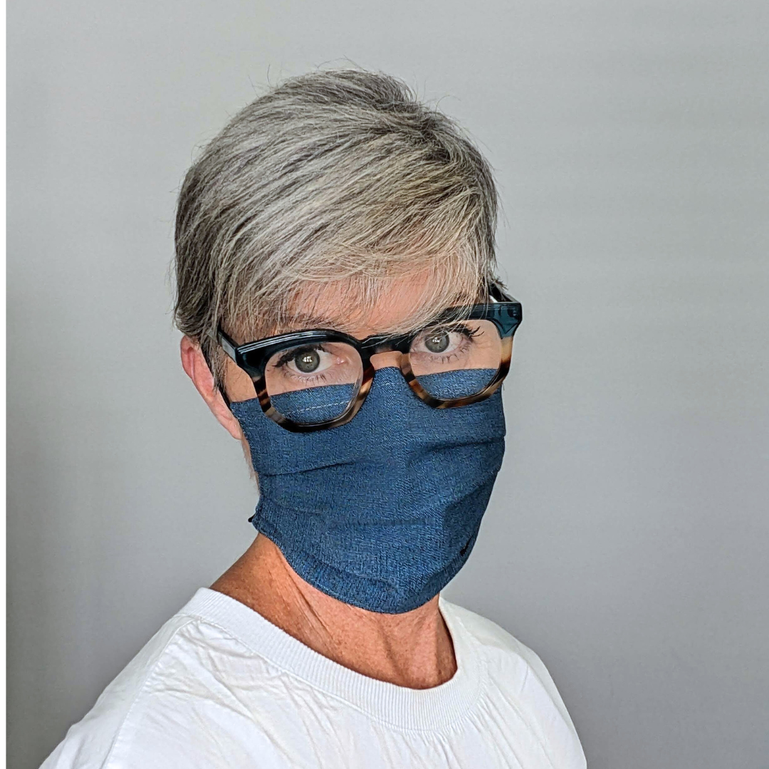 Organic Cotton Face Mask - For Work, Travel & Sensitive Skin
