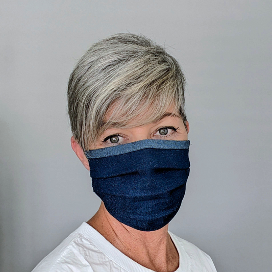 Organic Cotton Face Mask - For Work, Travel & Sensitive Skin