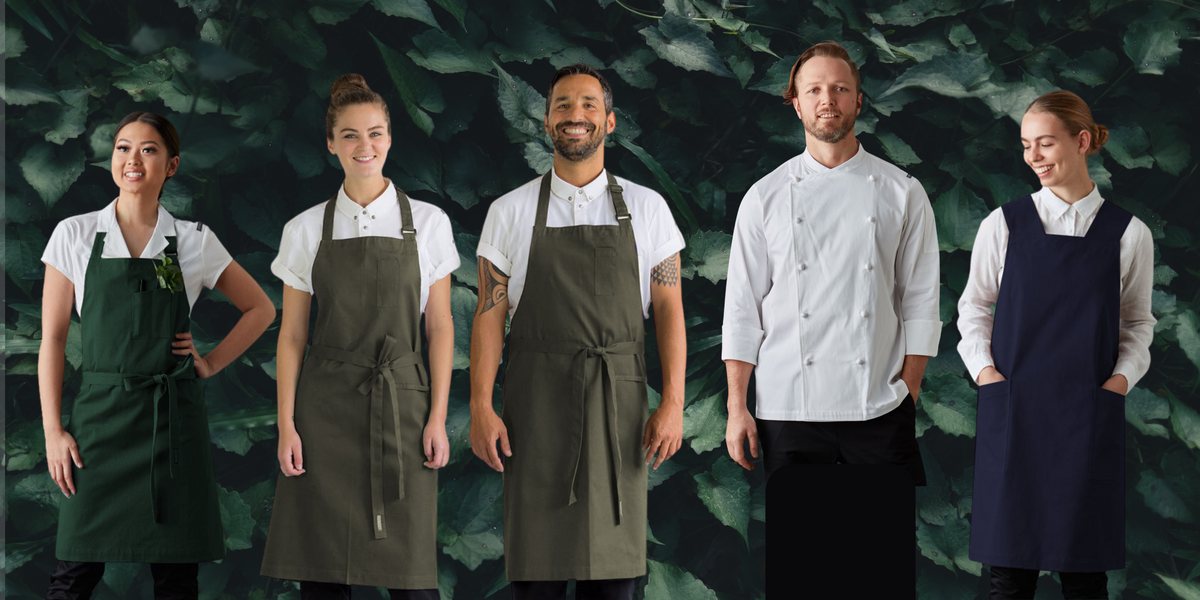 Australian Made Aprons and Chef Uniforms – Cream Collection