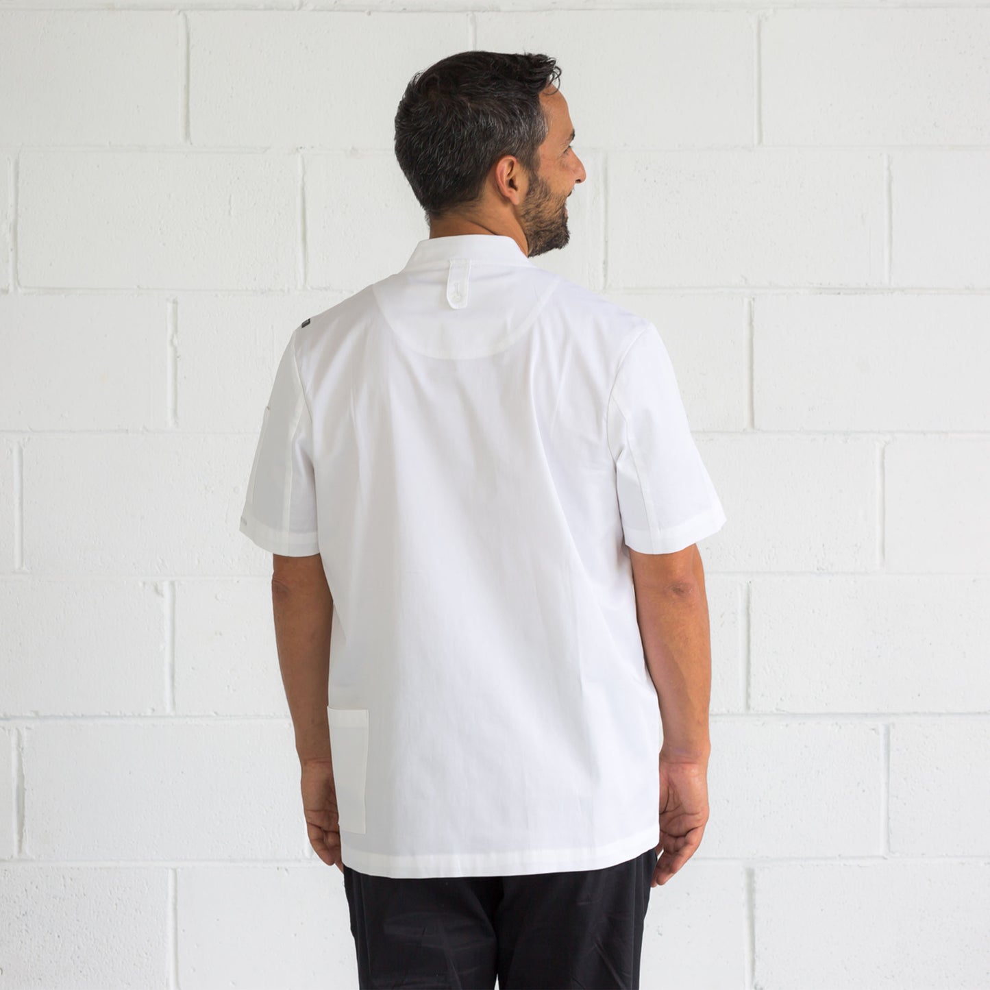 Men's short sleeve Supercool chef jacket made from Organic cotton