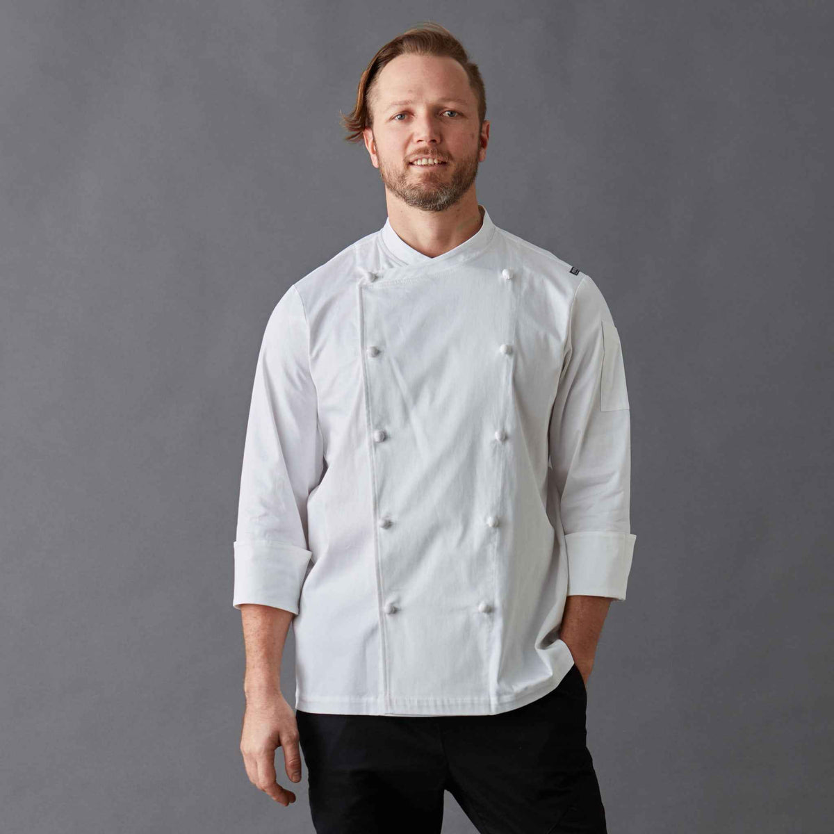 Men's Executive Chef Jacket | Organic Cotton | Cream Collection Australia