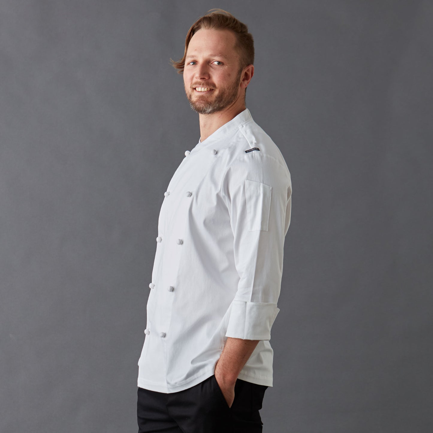 Men's-Executive-Chef-Jacket-Long-Sleeve-Side